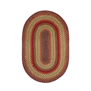 Braided Rug HS 20x30 Oval - Cider Barn