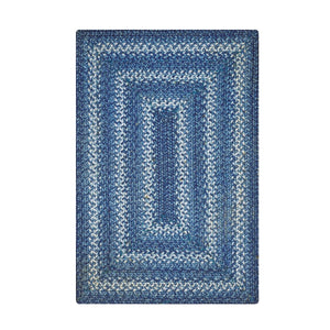 Braided Rug HS 4x6 Rectangle - Denim