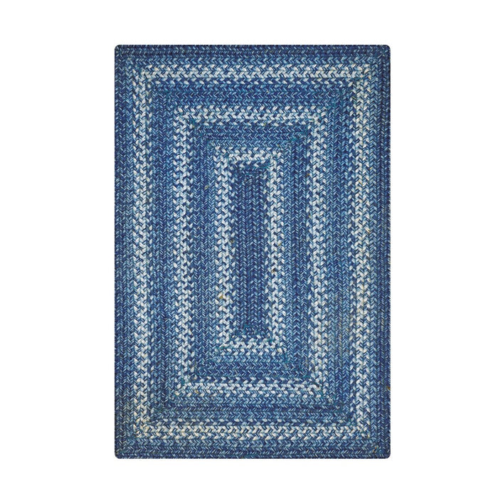 Braided Rug HS 4x6 Rectangle - Denim