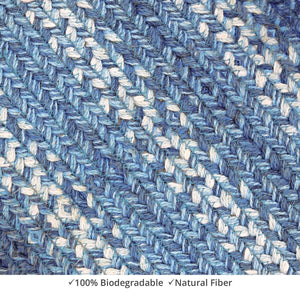 Braided Rug HS 5x8 Oval - Denim