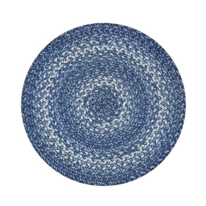 Braided Trivet HS 15" - Denim