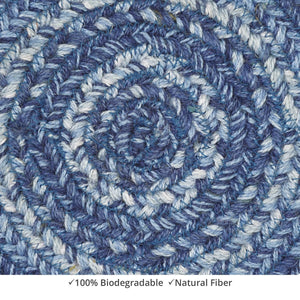 Braided Trivet HS 8" - Denim