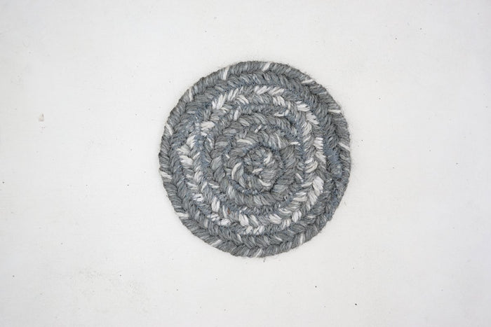 Braided Coaster HS - Grey Cloud