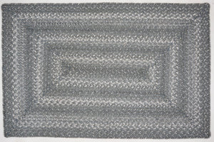 Braided Rug HS 27x45 Rectangle - Grey Cloud