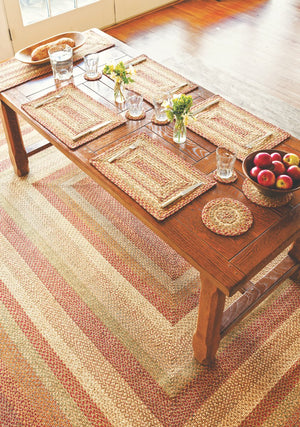 Braided Rug HS 5x8 Rectangle - Harvest