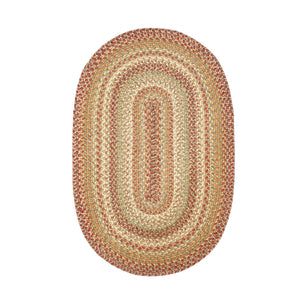 Braided Rug HS 5x8 Oval - Harvest