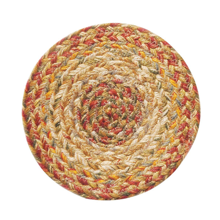 Braided Trivet HS 8" - Harvest