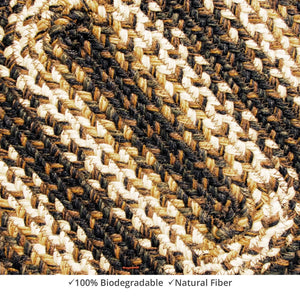 Braided Rug HS 27x45 Oval - Kilimanjaro