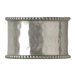 Hammered Cuff Napkin Ring - Pewter