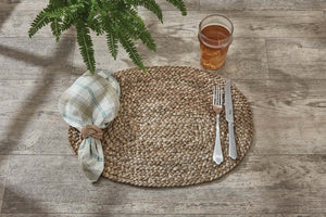 Braided Jute Oval Placemat